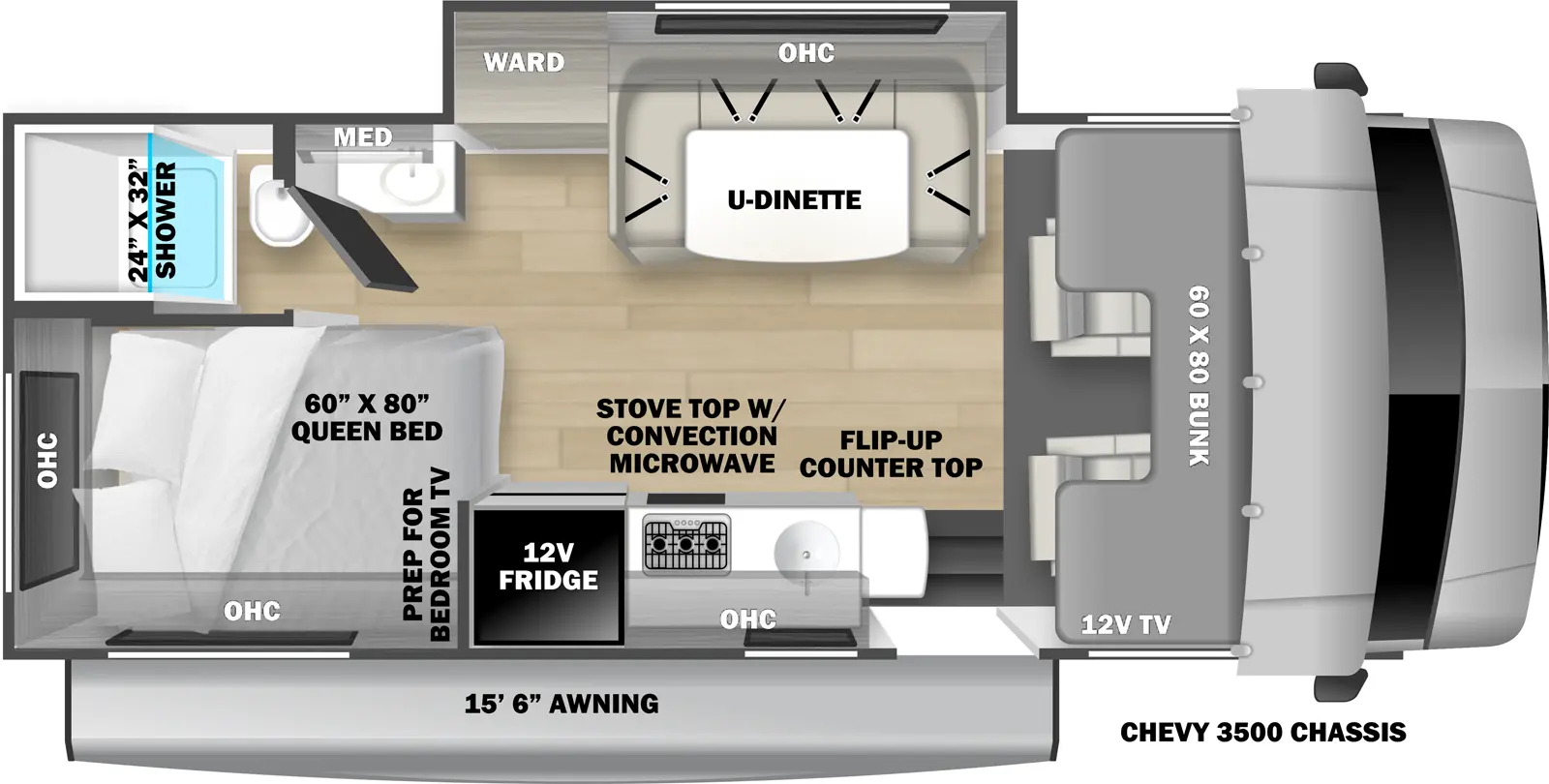 Sunseeker Le 2150SLE Floorplan